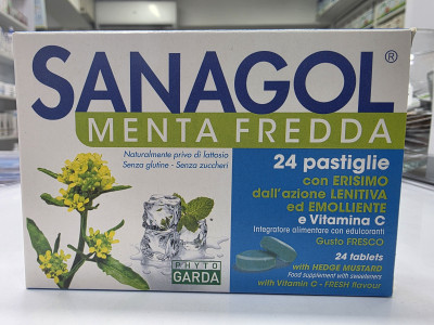Sanagol Menta Freda 24pastile